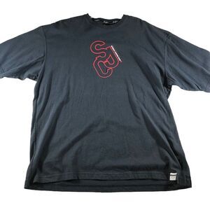 Vintage Diddy Sean John Graphic Short Mens Sz 2XL Y2k  HipHop Rap T 90s Blue